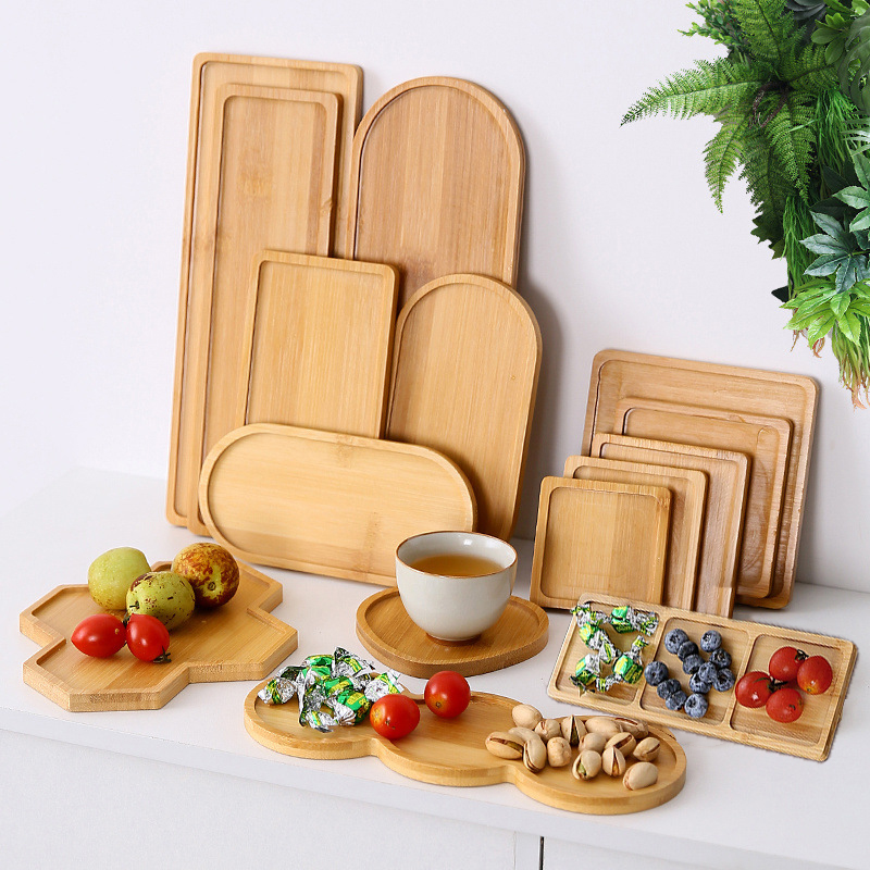 Food Snacks In Japan - Stoviglie Vassoio per alimenti in legno