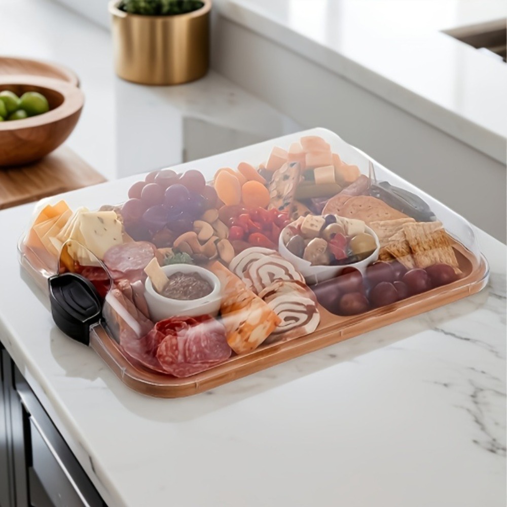 Food Snacks In Japan - Vassoio in Legno con Scomparti per