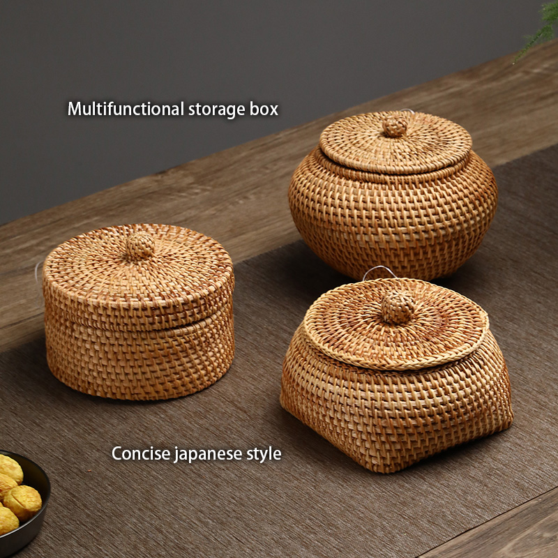 Scatola portaoggetti in rattan - Food Snacks In Japan recensione e prezzo
