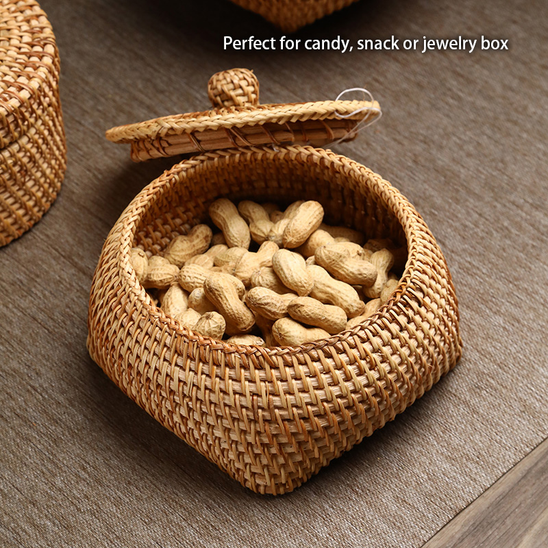 Scatola portaoggetti in rattan - Food Snacks In Japan recensione e prezzo