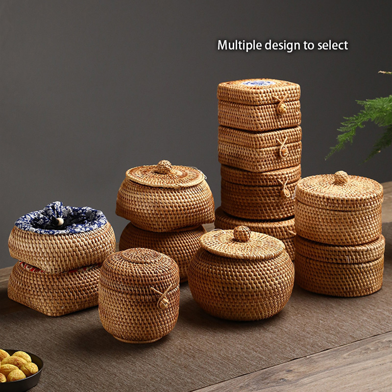 Scatola portaoggetti in rattan - Food Snacks In Japan recensione e prezzo