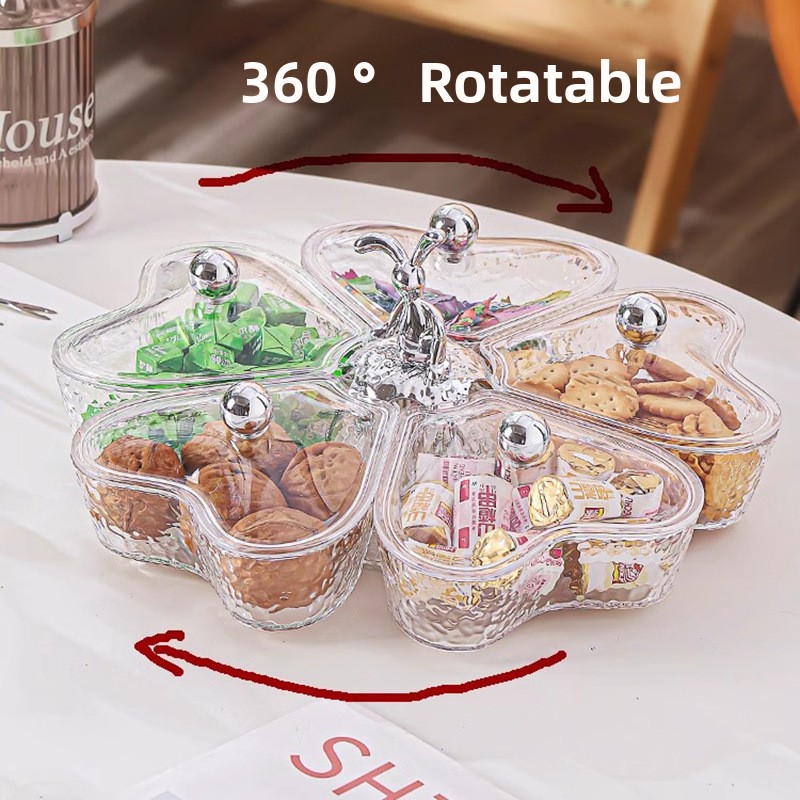 Nuovo vassoio per frutta girev - Food Snacks Items recensione e prezzo