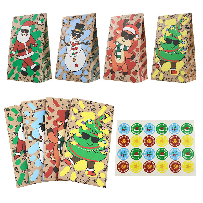 Sacchetti di Carta Natalizi 24 - Xmas Food Snacks recensione e prezzo