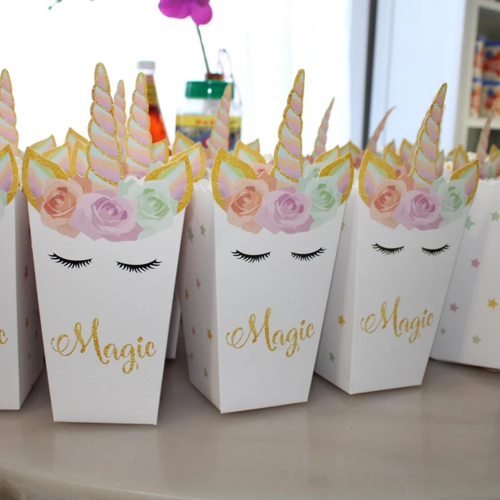 6/12 pezzi scatola di popcorn  - Food Snacks For Baby Shower recensione e prezzo